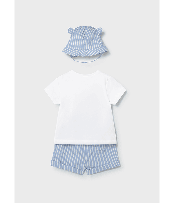 Conj. calção e chapéu