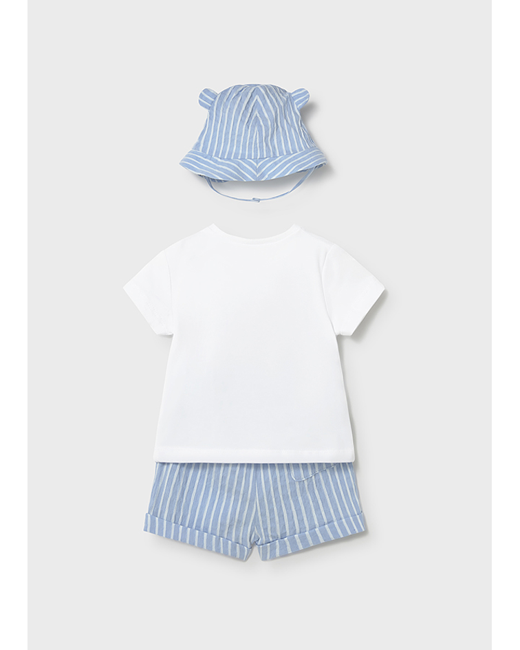 Conj. calção e chapéu