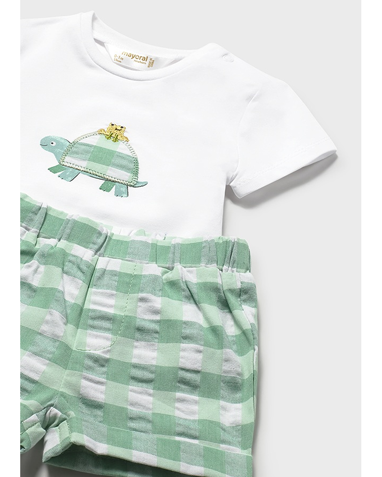 Conj. calção e chapéu