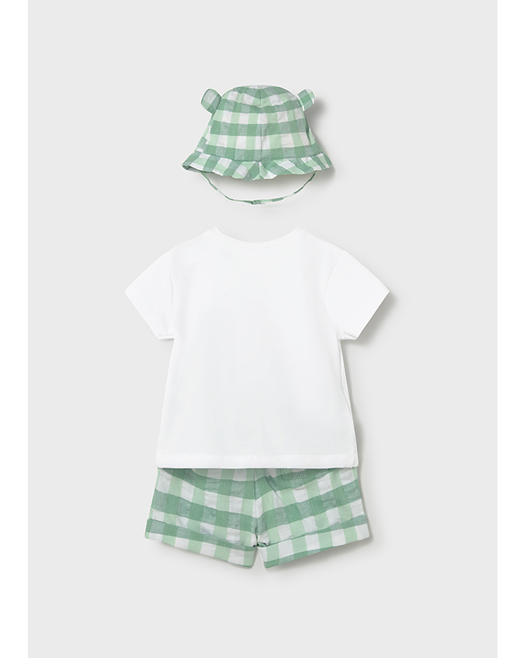 Conj. calção e chapéu