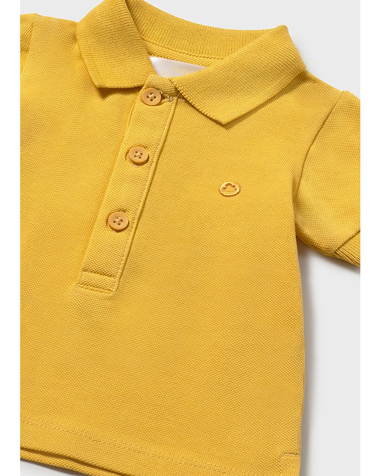 Polo m/curta granito