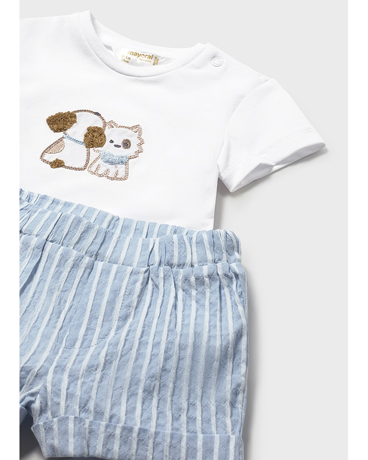 Conj. calção e chapéu