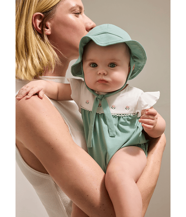 Conj. Babygrow chapéu