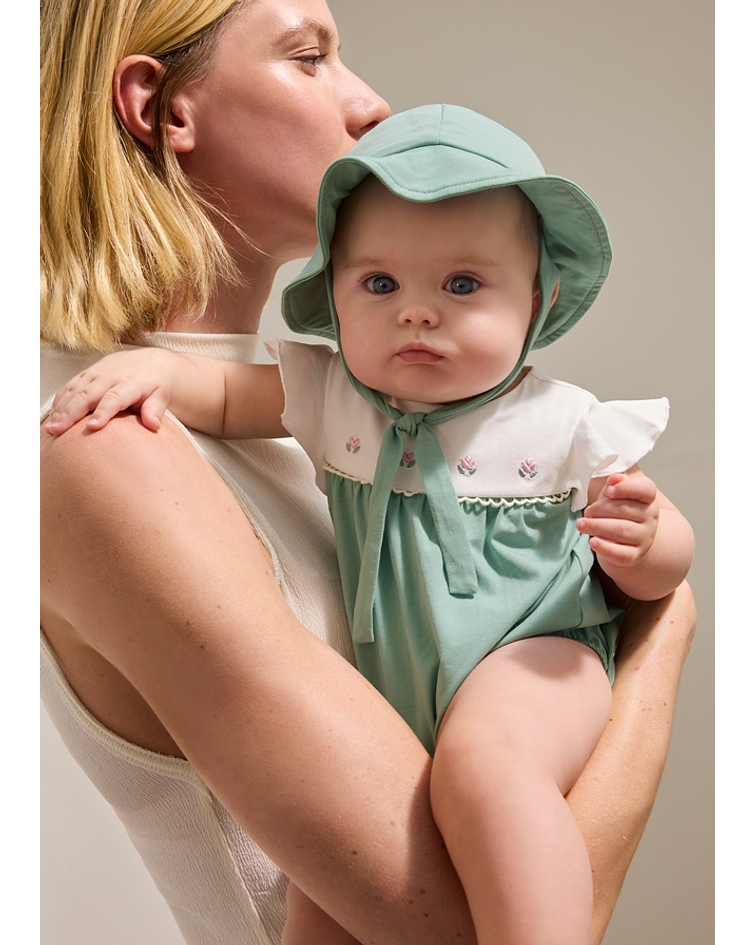 Conj. Babygrow chapéu