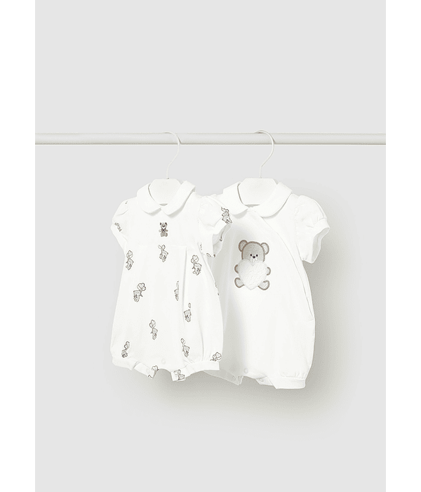 Set 2 babygrows curtos