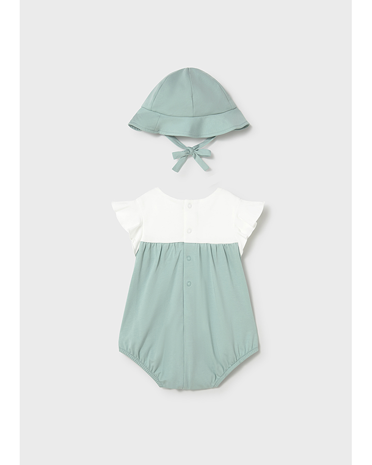 Conj. Babygrow chapéu