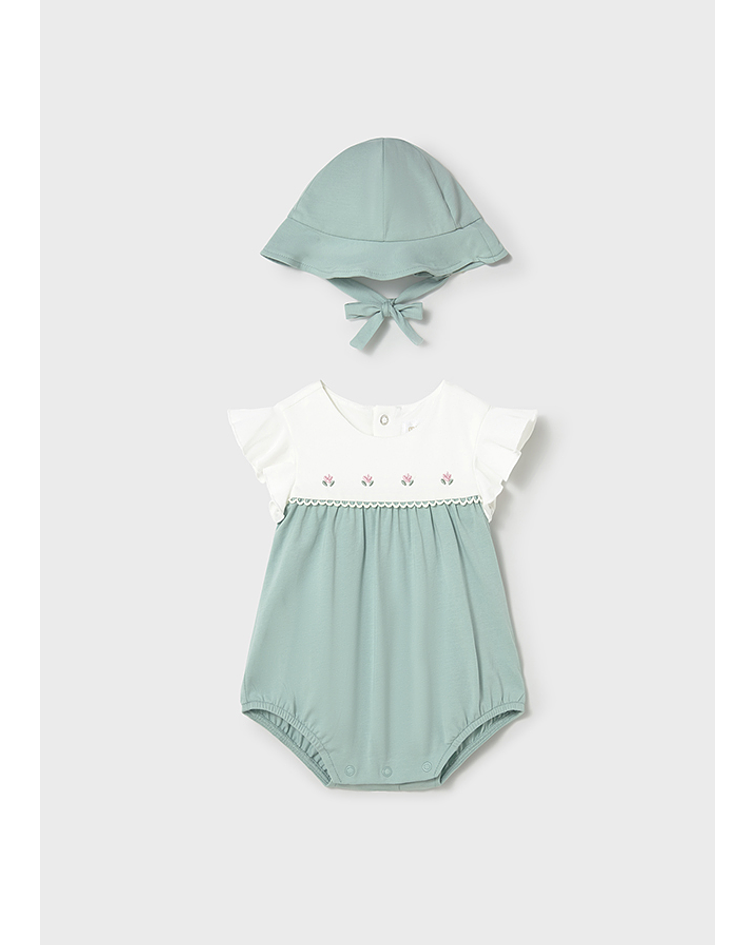 Conj. Babygrow chapéu