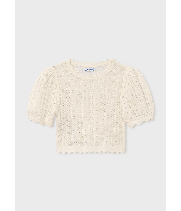Blusa m/c tricot