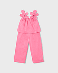 Conj. calças comp c/ apliques