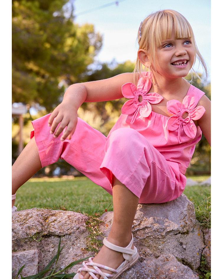 Conj. calças comp c/ apliques