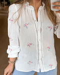 CAMISA BORDADA BRANCA
