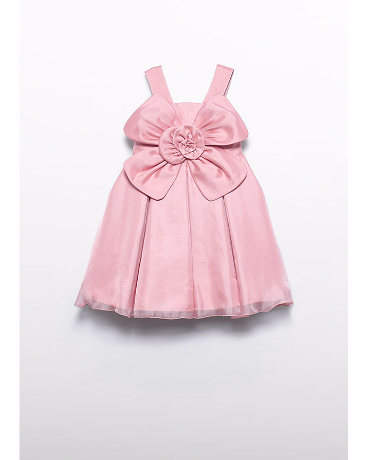 Vestido flor organza