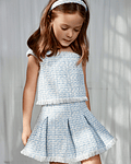 Conj. saia tweed