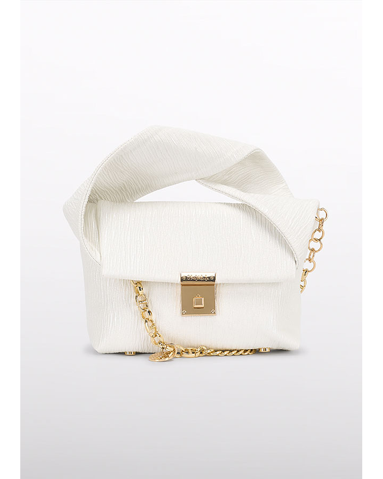 Bolsa textura brilho