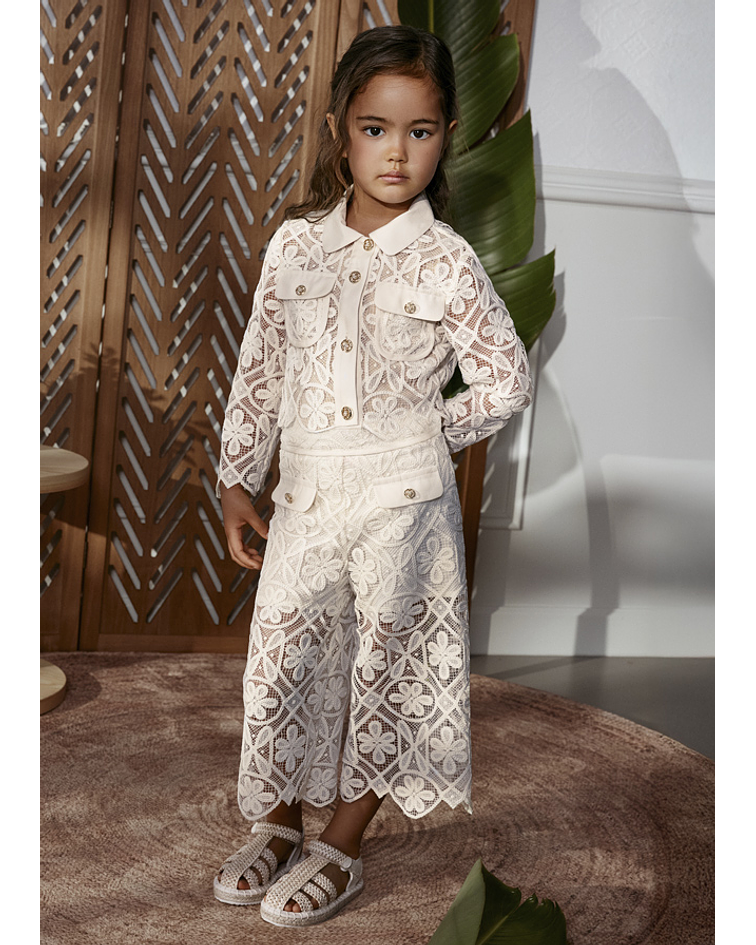 Conj. blusa/calça culotte gui