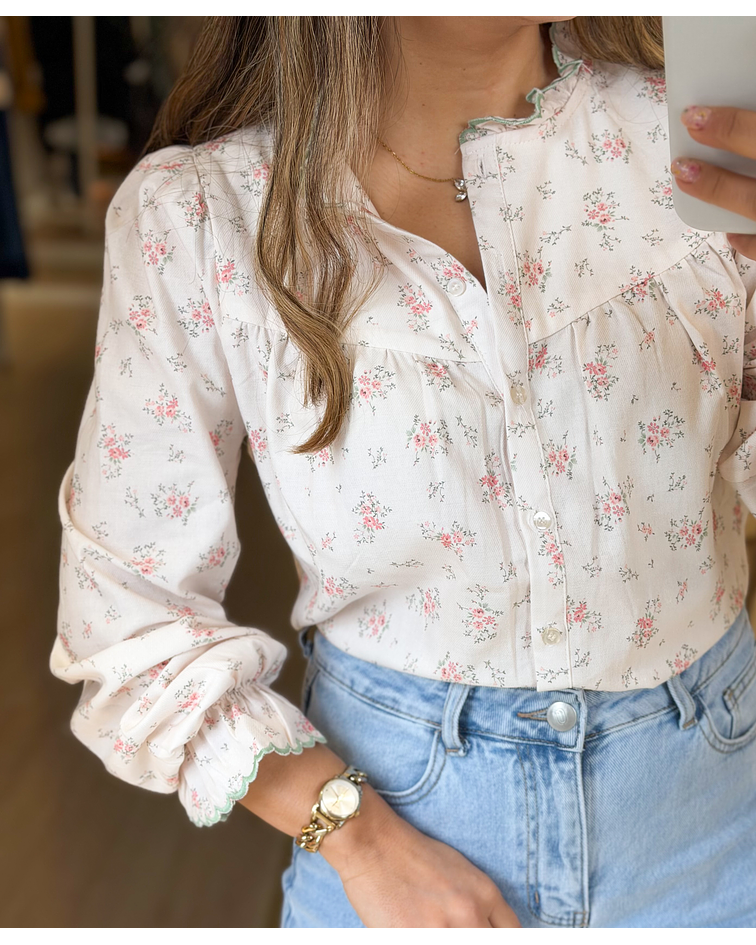 CAMISA BORDADA BRANCA