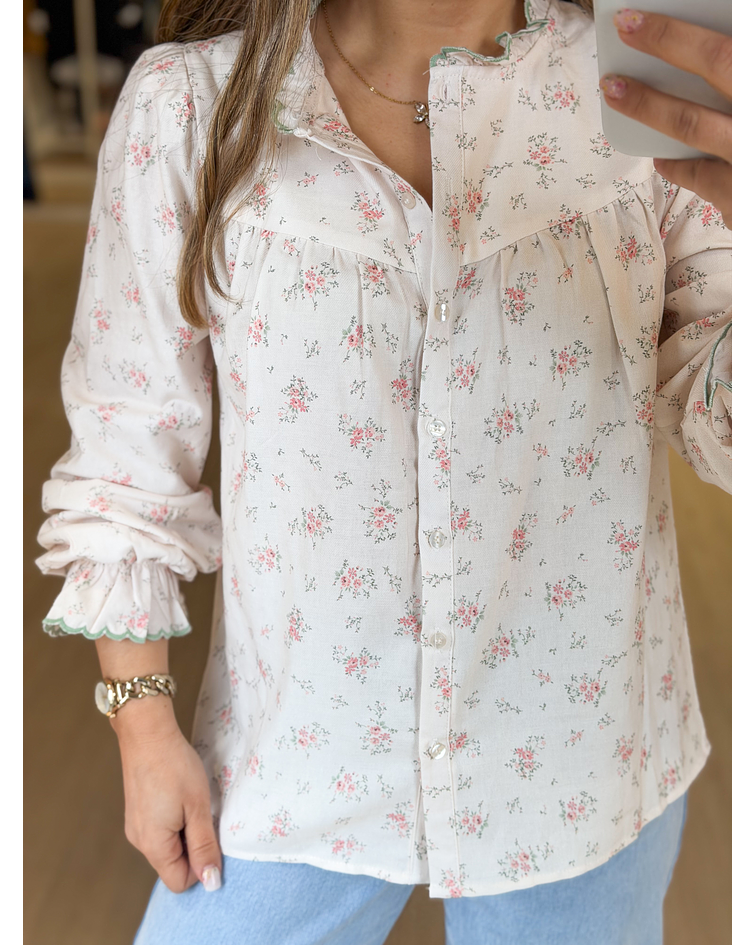 CAMISA BORDADA BRANCA