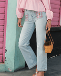 JEANS GANGA COM BORDADOS 