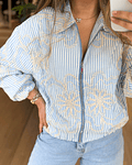 BOMBER RISCAS BORDADO
