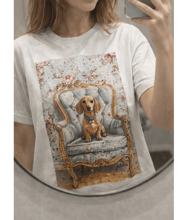 TSHIRT ESTAMPADA CÃO 