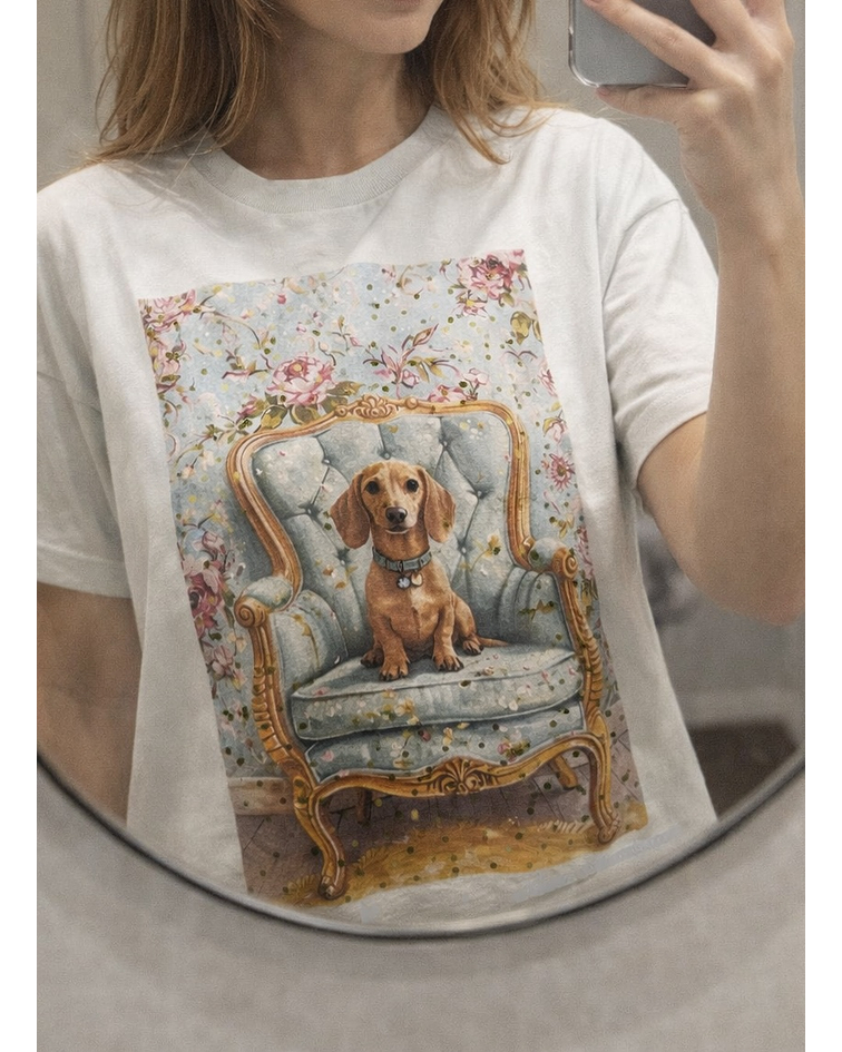TSHIRT ESTAMPADA CÃO 