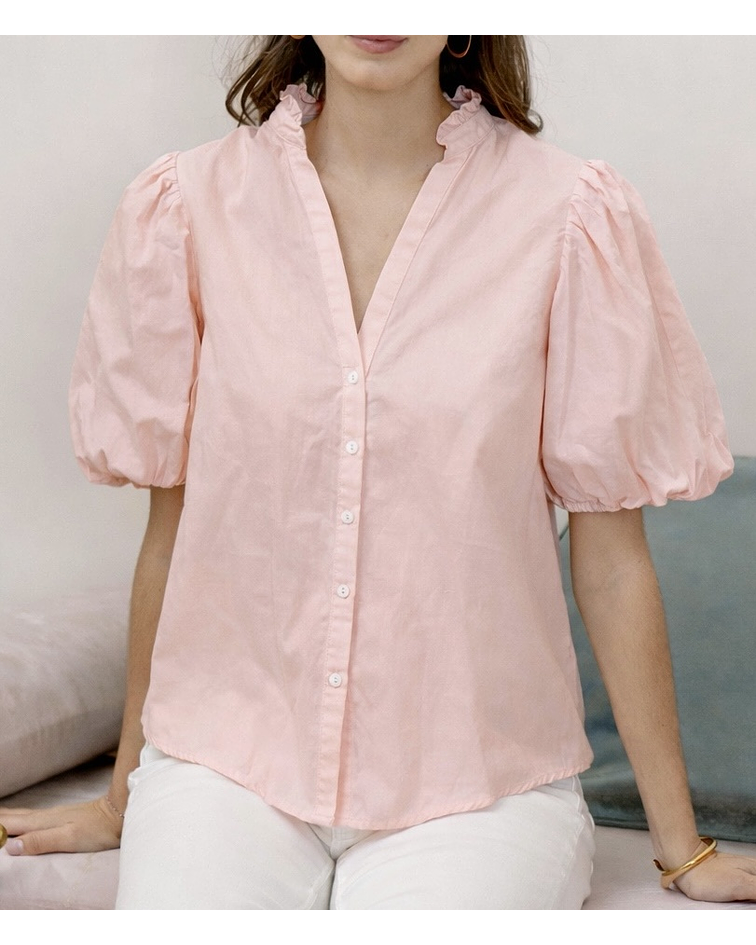 CAMISA COM MANGA BALÃO 