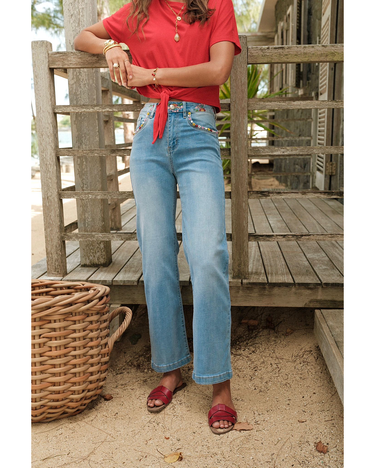 JEANS GANGA COM MISSANGAS