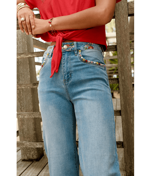 JEANS GANGA COM MISSANGAS