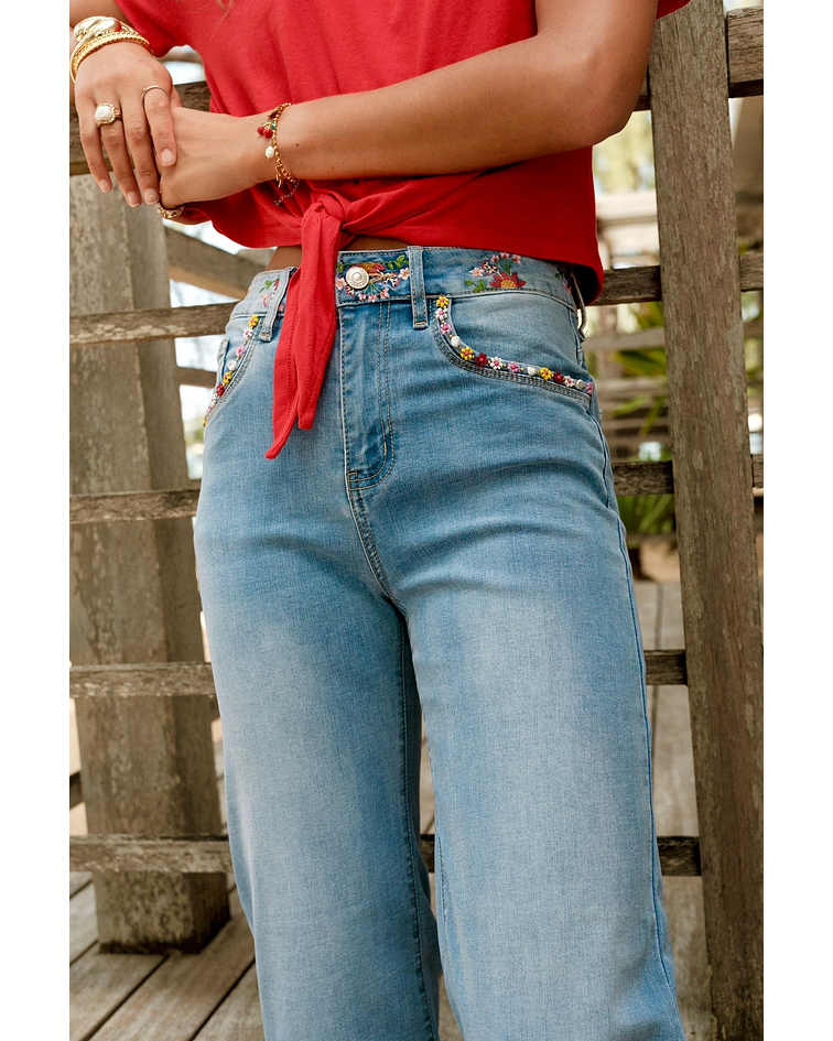 JEANS GANGA COM MISSANGAS