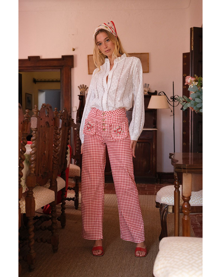 JEANS ESTAMPADAS VICHY