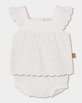 Conjunto para o bebé menina -BCI | off white