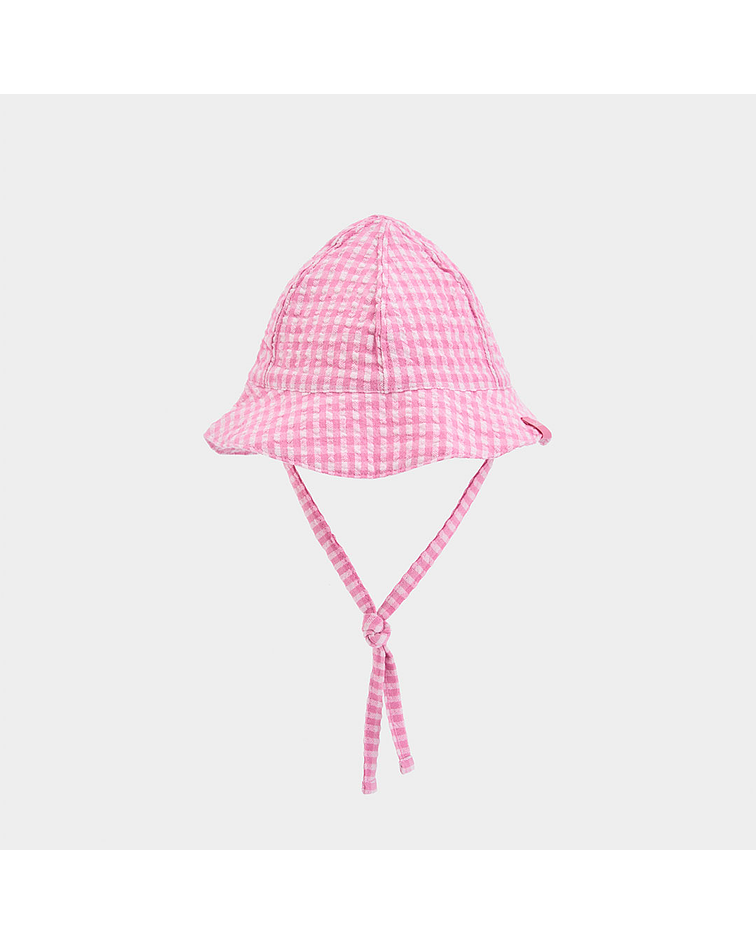 Gorro poplin quadros do bébé -BCI | quadros