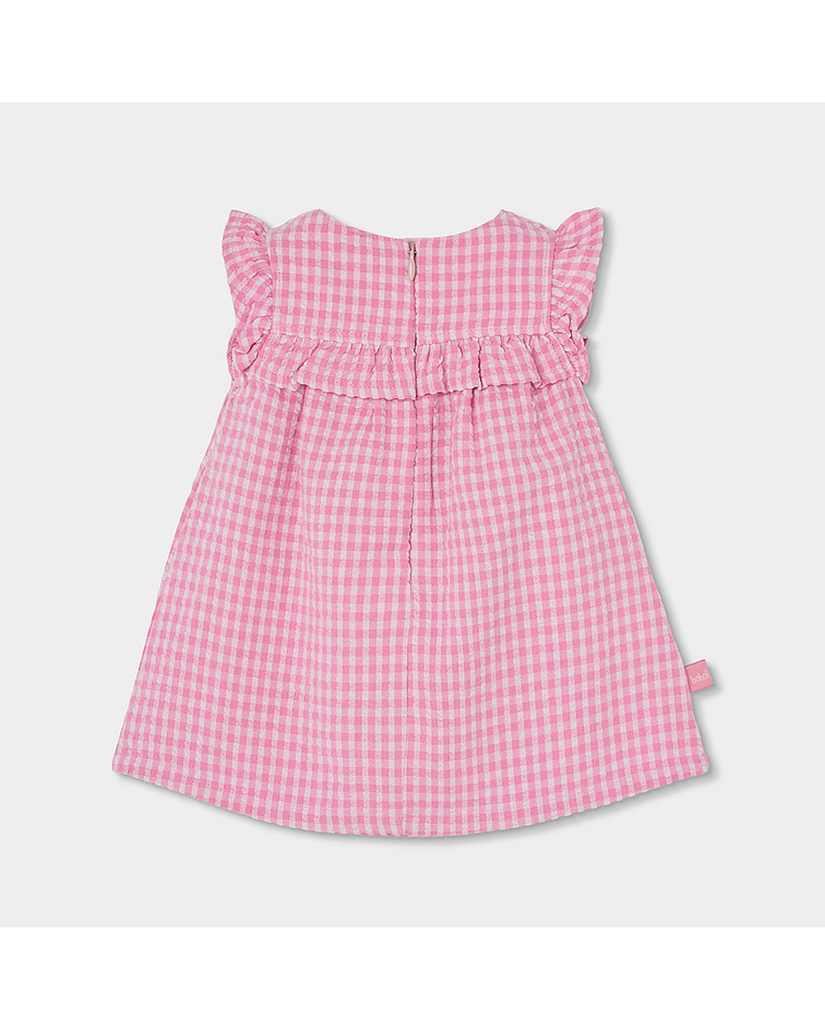 Vestido popelina quadros do bébé -BCI | quadros