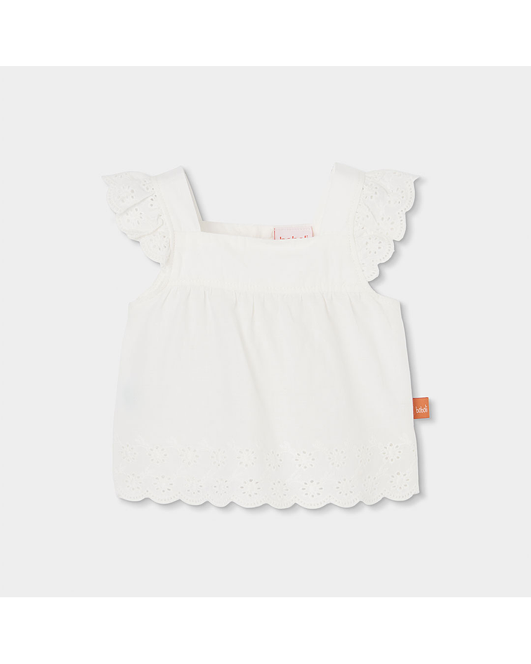 Conjunto para o bebé menina -BCI | off white