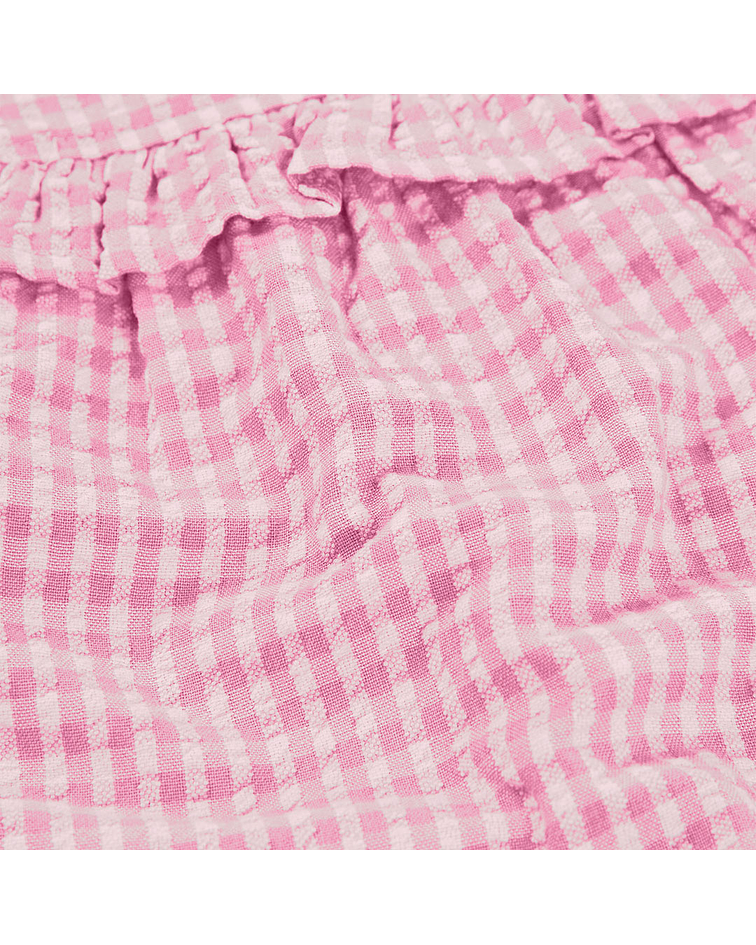 Vestido popelina quadros do bébé -BCI | quadros