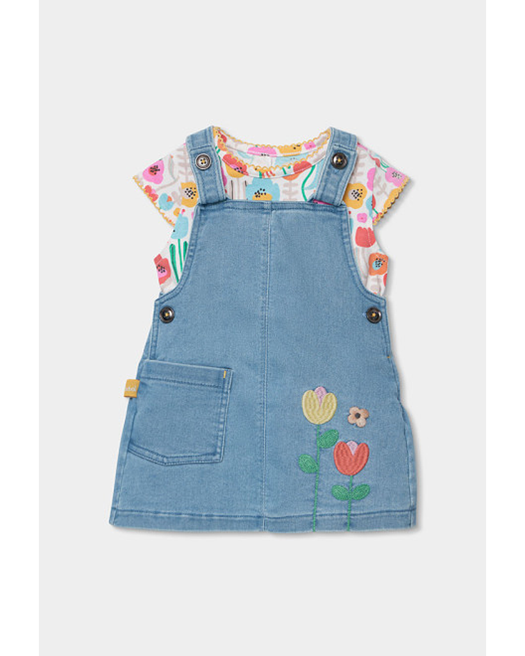 Conjunto para o bebé menina -BCI | lavado bleach