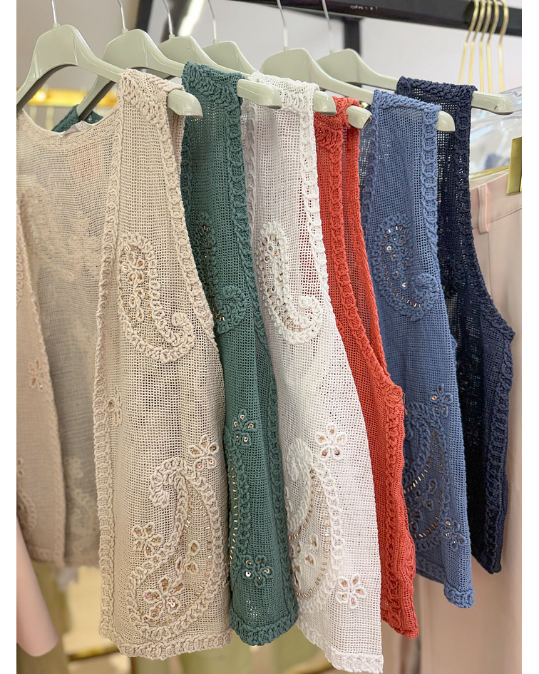 COLETE CROCHET PORMENORES