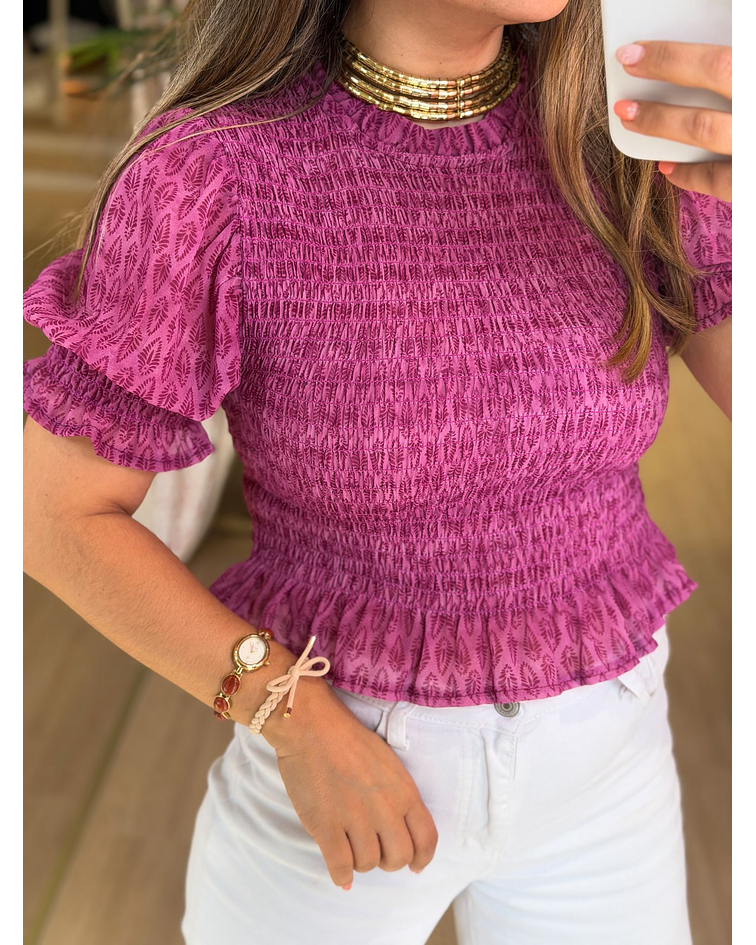 BLUSA ESTAMPADA