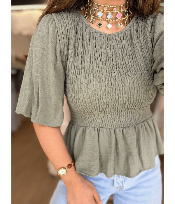 BLUSA FAVO DE MEL 