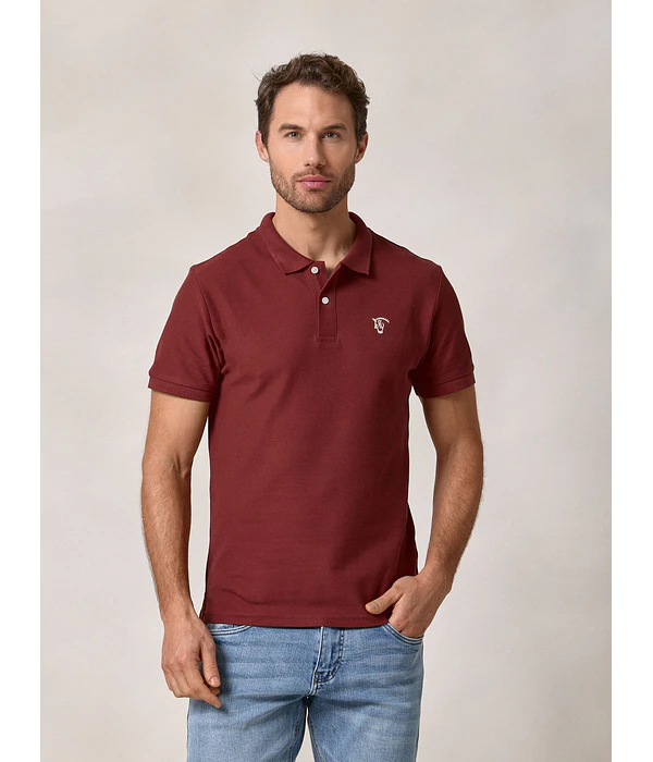 Polo Basico | Carmesim