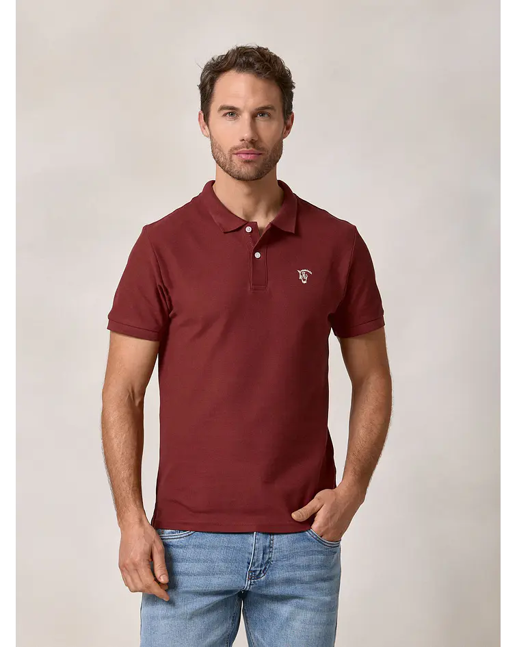 Polo Basico | Carmesim