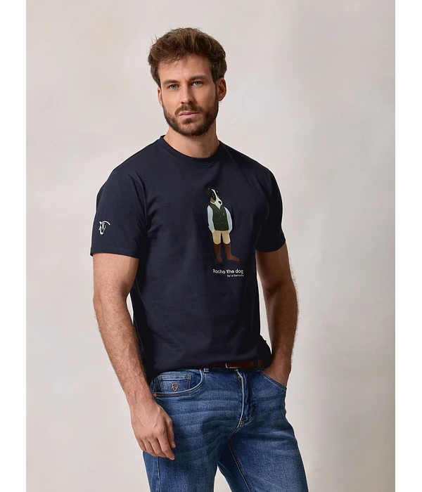 T Shirt Rocho | Azul Marinho
