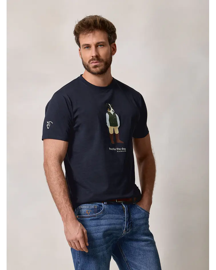 T Shirt Rocho | Azul Marinho