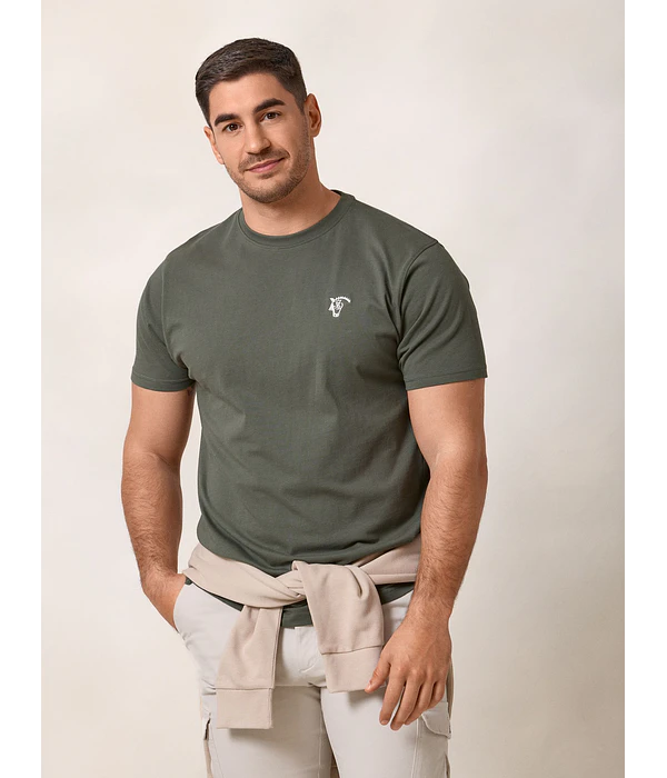 T Shirt Basica | Caqui