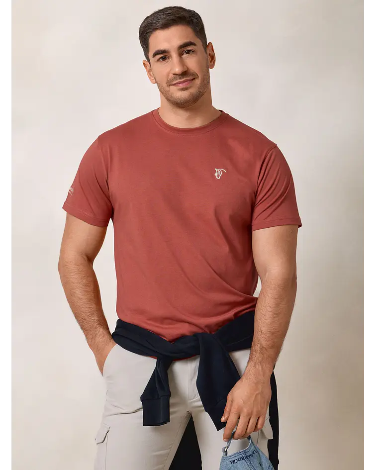 T Shirt Basica Eq | Terracota