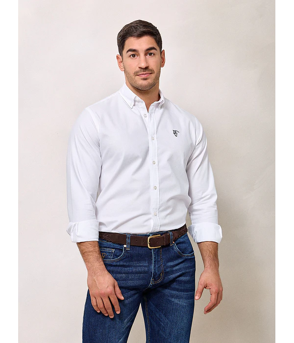 Camisa Garment Dyed | Branco
