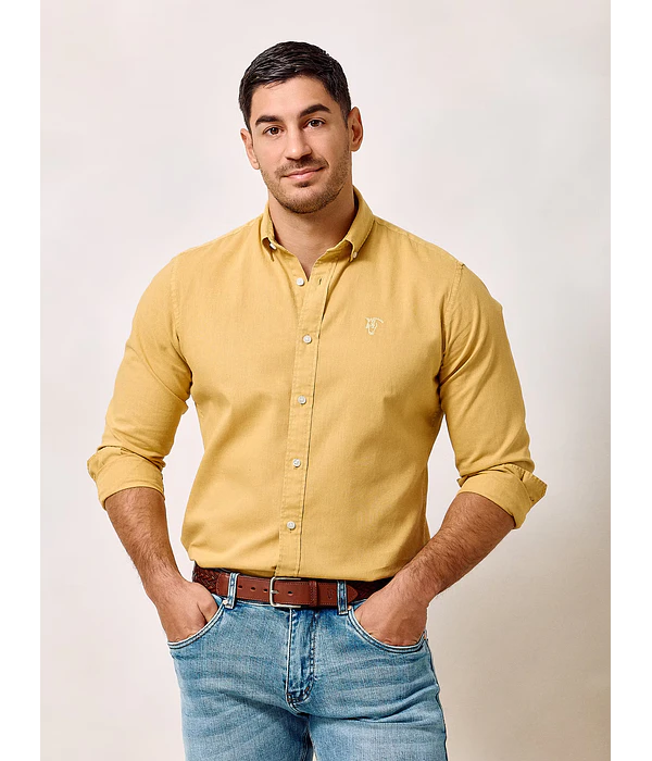 Camisa De Linho | Ocre