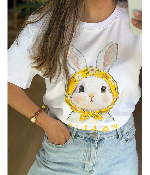 TSHIRT COELHO PORMENORES