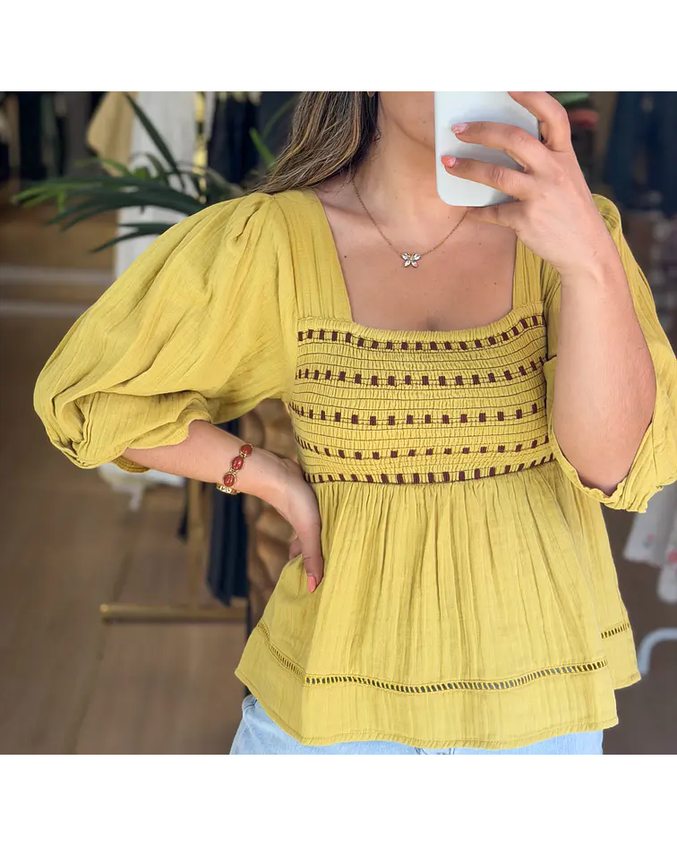 BLUSA ALGODÃO PISTACHO