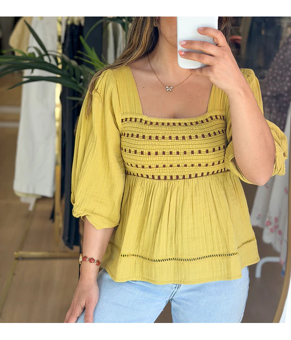 BLUSA ALGODÃO PISTACHO